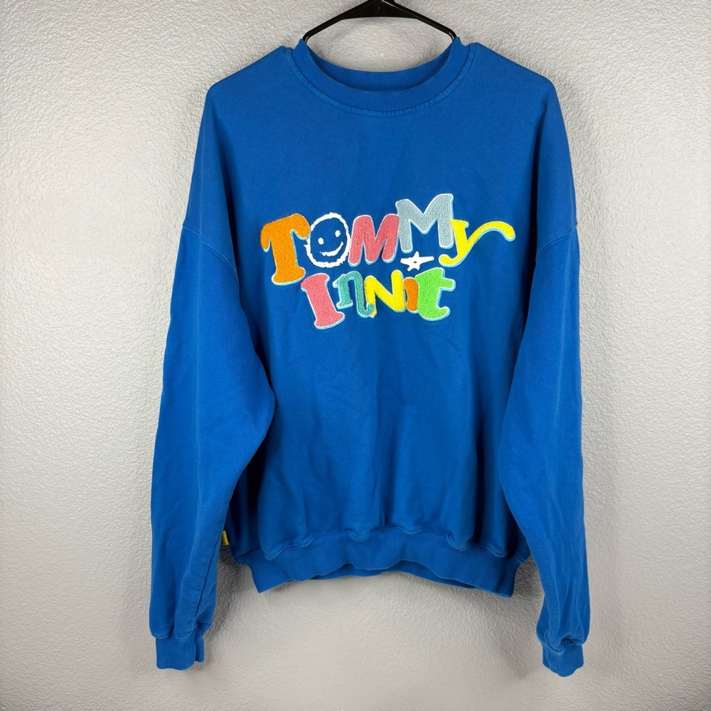 TommyInnit Blue Crewneck Sweatshirt
